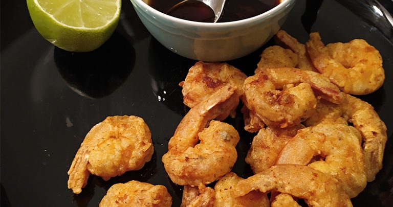 Smažené krevety 2 krevety n